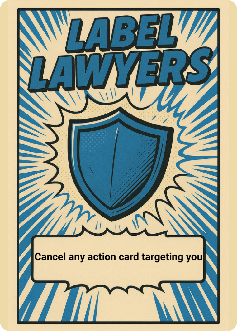 Label Lawyers card